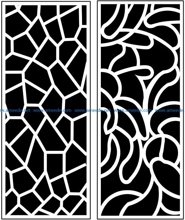 Design pattern panel screen AN00071024 file cdr and dxf free vector download for Laser cut CNC