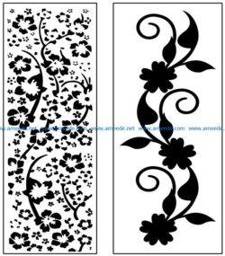 Design pattern panel screen AN00071027 file cdr and dxf free vector download for Laser cut CNC