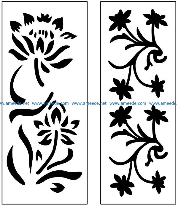 Design pattern panel screen AN00071029 file cdr and dxf free vector download for Laser cut CNC