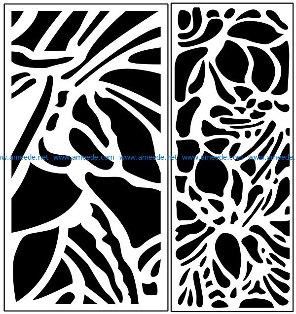Design pattern panel screen AN00071033 file cdr and dxf free vector download for Laser cut CNC