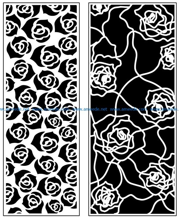 Design pattern panel screen AN00071035 file cdr and dxf free vector download for Laser cut CNC