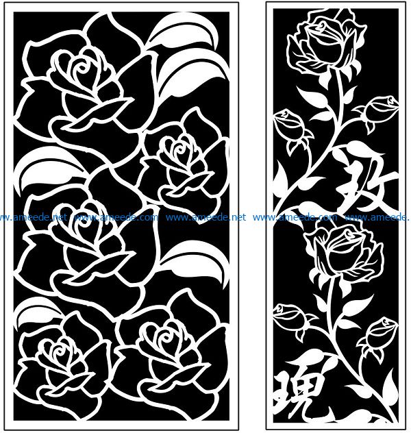 Design pattern panel screen AN00071038 file cdr and dxf free vector download for Laser cut CNC