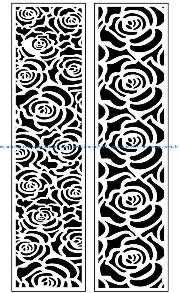 Design pattern panel screen AN00071042 file cdr and dxf free vector download for Laser cut CNC