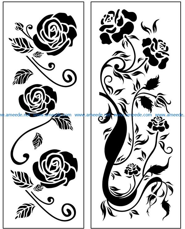 Design pattern panel screen AN00071044 file cdr and dxf free vector download for Laser cut CNC