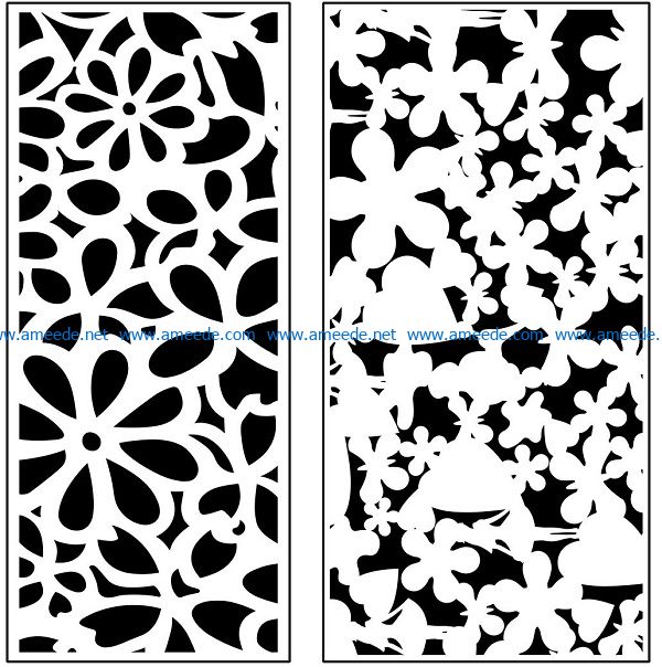 Design pattern panel screen AN00071049 file cdr and dxf free vector download for Laser cut CNC