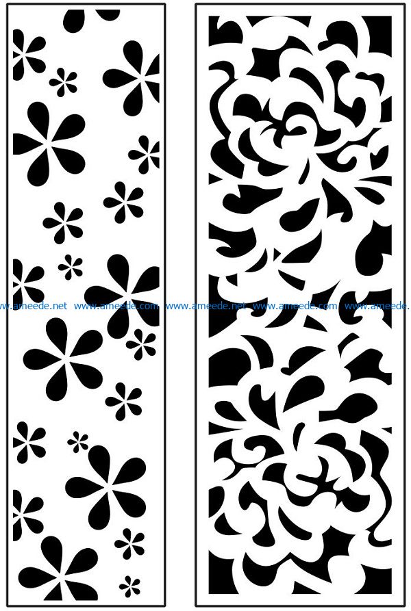 Design pattern panel screen AN00071050 file cdr and dxf free vector download for Laser cut CNC