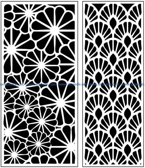 Design pattern panel screen AN00071072 file cdr and dxf free vector download for Laser cut CNC