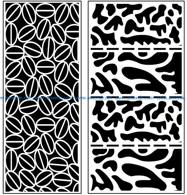Design pattern panel screen AN00071081 file cdr and dxf free vector download for Laser cut CNC