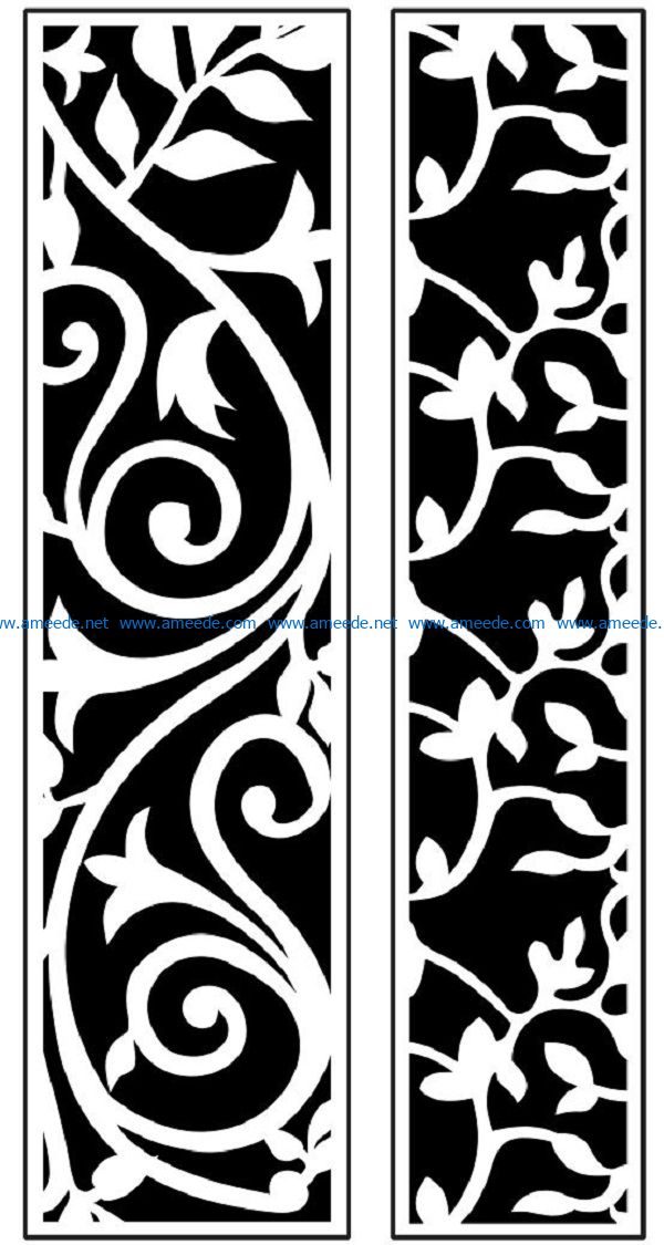Design pattern panel screen AN00071085 file cdr and dxf free vector download for Laser cut CNC