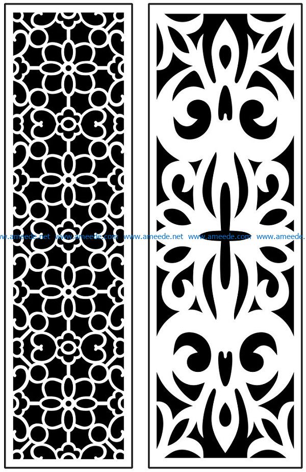 Design pattern panel screen AN00071089 file cdr and dxf free vector download for Laser cut CNC