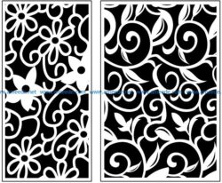Design pattern panel screen AN00071096 file cdr and dxf free vector download for Laser cut CNC