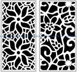 Design pattern panel screen AN00071097 file cdr and dxf free vector download for Laser cut CNC