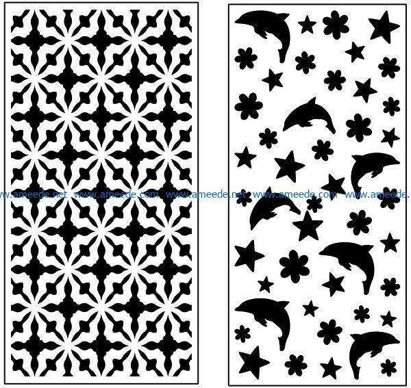 Design pattern panel screen AN00071098 file cdr and dxf free vector download for Laser cut CNC