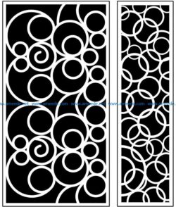 Design pattern panel screen AN00071099 file cdr and dxf free vector download for Laser cut CNC