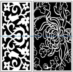 Design pattern panel screen AN00071116 file cdr and dxf free vector download for Laser cut CNC