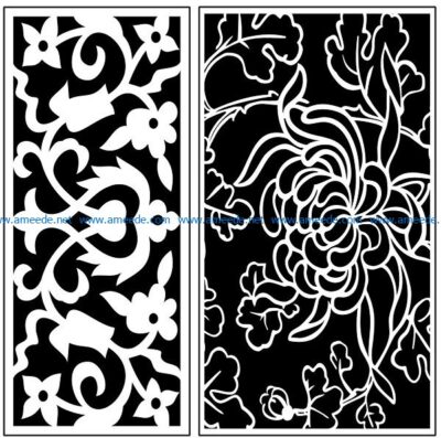Design pattern panel screen AN00071116 file cdr and dxf free vector download for Laser cut CNC