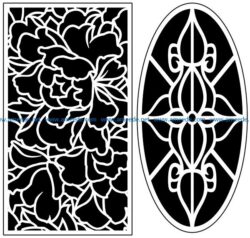 Design pattern panel screen AN00071117 file cdr and dxf free vector download for Laser cut CNC