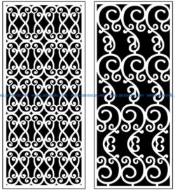 Design pattern panel screen AN00071119 file cdr and dxf free vector download for Laser cut CNC