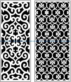 Design pattern panel screen AN00071120 file cdr and dxf free vector download for Laser cut CNC