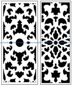 Design pattern panel screen AN00071123 file cdr and dxf free vector download for Laser cut CNC