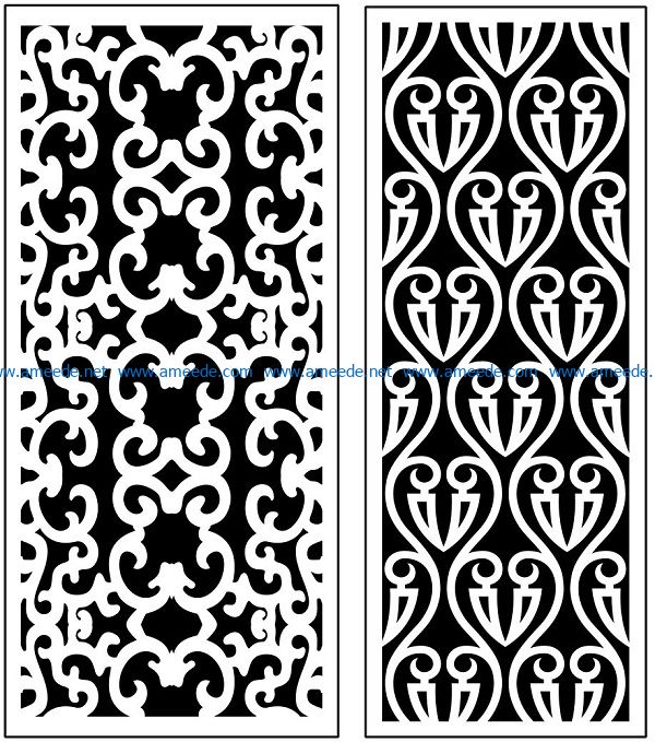 Design pattern panel screen AN00071124 file cdr and dxf free vector download for Laser cut CNC
