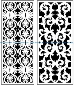 Design pattern panel screen AN00071128 file cdr and dxf free vector download for Laser cut CNC
