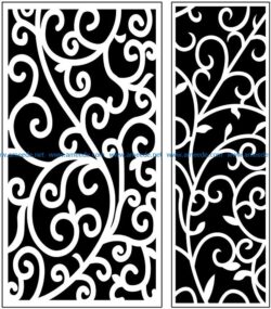 Design pattern panel screen AN00071129 file cdr and dxf free vector download for Laser cut CNC