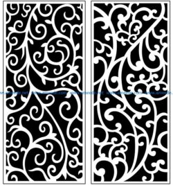 Design pattern panel screen AN00071130 file cdr and dxf free vector download for Laser cut CNC