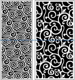 Design pattern panel screen AN00071131 file cdr and dxf free vector download for Laser cut CNC