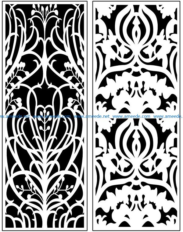 Design pattern panel screen AN00071133 file cdr and dxf free vector download for Laser cut CNC