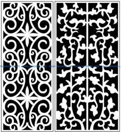 Design pattern panel screen AN00071137 file cdr and dxf free vector download for Laser cut CNC