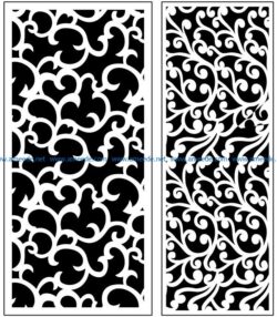 Design pattern panel screen AN00071138 file cdr and dxf free vector download for Laser cut CNC