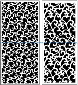 Design pattern panel screen AN00071139 file cdr and dxf free vector download for Laser cut CNC