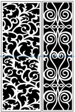 Design pattern panel screen AN00071141 file cdr and dxf free vector download for Laser cut CNC