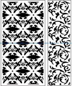 Design pattern panel screen AN00071142 file cdr and dxf free vector download for Laser cut CNC