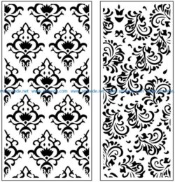 Design pattern panel screen AN00071145 file cdr and dxf free vector download for Laser cut CNC