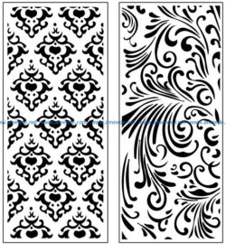 Design pattern panel screen AN00071146 file cdr and dxf free vector download for Laser cut CNC