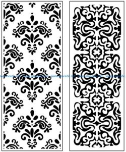 Design pattern panel screen AN00071147 file cdr and dxf free vector download for Laser cut CNC