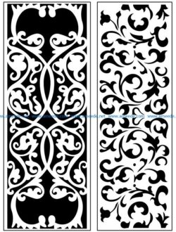 Design pattern panel screen AN00071148 file cdr and dxf free vector download for Laser cut CNC