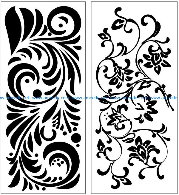 Design pattern panel screen AN00071151 file cdr and dxf free vector download for Laser cut CNC 5 Design pattern panel screen AN00071151 file cdr and dxf free vector download for Laser cut CNC