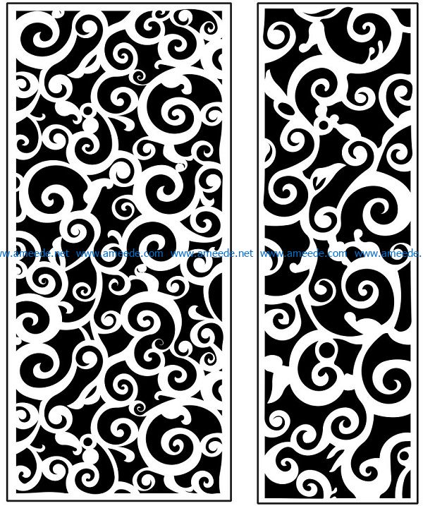Design pattern panel screen AN00071157 file cdr and dxf free vector download for Laser cut CNC
