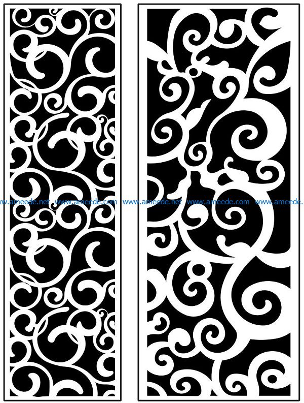 Design pattern panel screen AN00071173 file cdr and dxf free vector download for Laser cut CNC