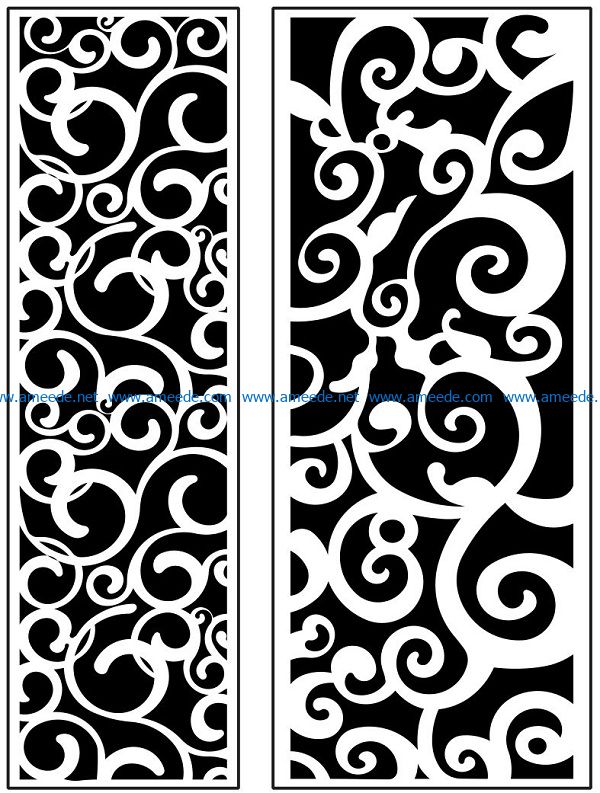 Design pattern panel screen AN00071173 file cdr and dxf free vector download for Laser cut CNC 5 Design pattern panel screen AN00071173 file cdr and dxf free vector download for Laser cut CNC
