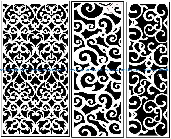 Design pattern panel screen AN00071177 file cdr and dxf free vector download for Laser cut CNC
