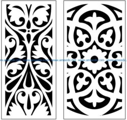 Design pattern panel screen AN00071180 file cdr and dxf free vector download for Laser cut CNC