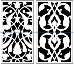 Design pattern panel screen AN00071181 file cdr and dxf free vector download for Laser cut CNC