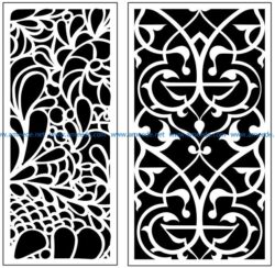 Design pattern panel screen AN00071182 file cdr and dxf free vector download for Laser cut CNC
