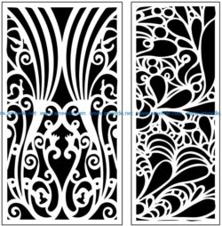 Design pattern panel screen AN00071183 file cdr and dxf free vector download for Laser cut CNC