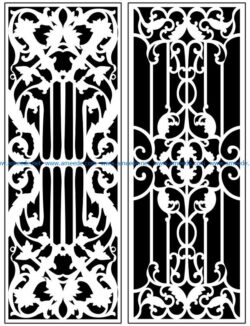 Design pattern panel screen AN00071185 file cdr and dxf free vector download for Laser cut CNC