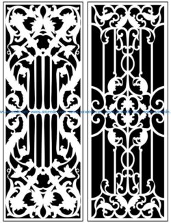Design pattern panel screen AN00071185 file cdr and dxf free vector download for Laser cut CNC